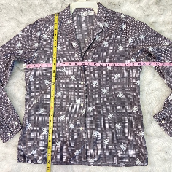 VTG Oscar de la Renta Button Down Blouse - Picture 3 of 9